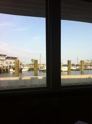 Beautiful view from the dining room.