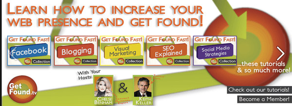 Get Found TV online training videos