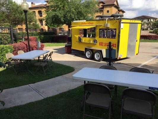 The food truck here at Estancia San Miguel