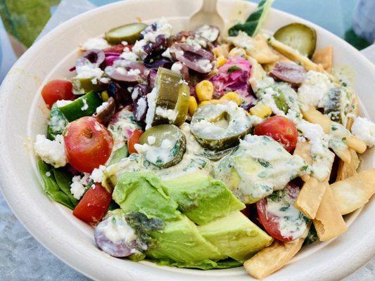 My greens and grains bowl