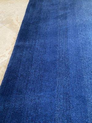 Beautiful blue in my new rug from Hemphill's