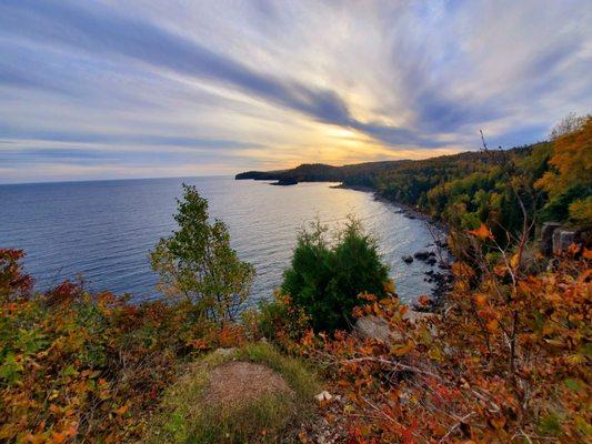 View from split rock light house