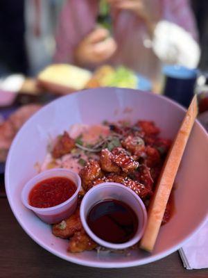 Spicy Korean Chicken Fried Rice