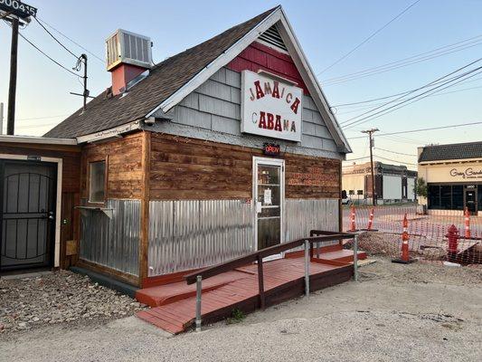 Front of restaurant