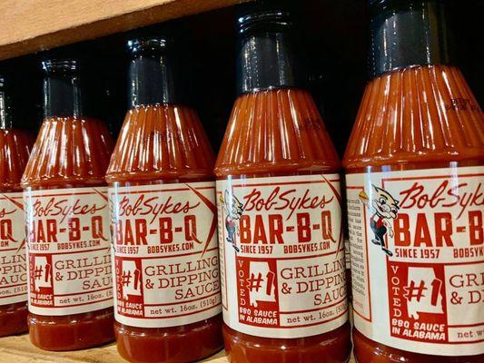 Bob Sykes Bar B Q Sauce is number 1 in Alabama!