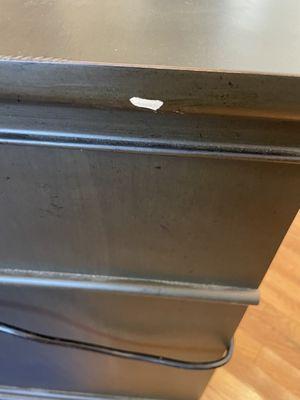 Damaged furniture