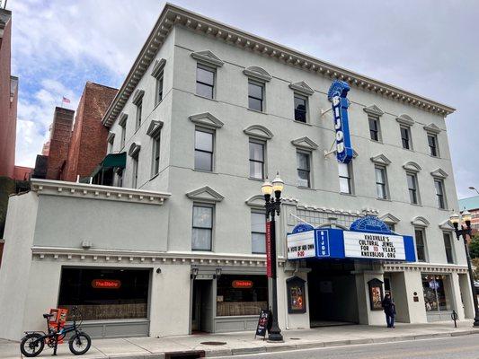 The old Bijou Theatre facade