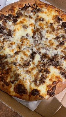 Pat's Cheesesteak Pizza