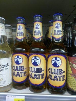 Club mate. The drink of champions.