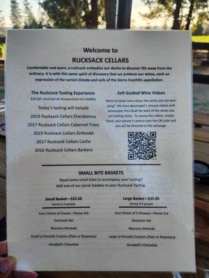 You scan the QR code and can watch videos made by the owner/wine maker to learn more about the wines you're drinking