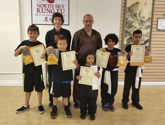 We a full sash certification through black belts in both our children's and adults program.