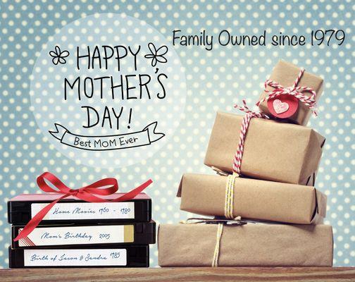 Make this Mother's Day special and transfer all her most precious memories to digital files and preserve them safely forever!