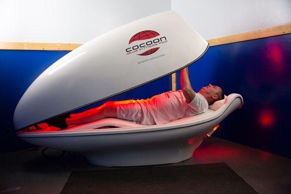 Cocoon Wellness Pods  This luxurious, full body, powered massage system creates a revitalizing, rejuvenating and relaxing experience.