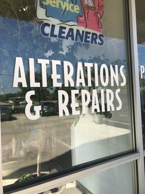 Alterations & Repairs.