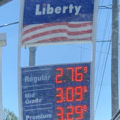 Liberty gas stop