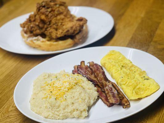 Grits & Eggs Plate