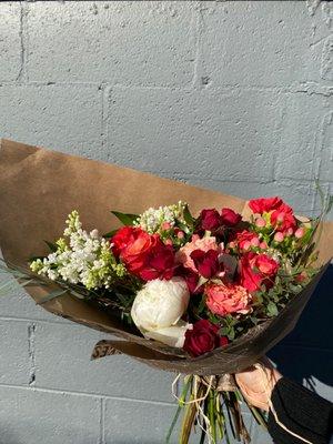 Need flowers in a pinch? You pick, we wrap. Wrapped bouquets are a classic and nostalgic way to say, "I love you" or "thank you."