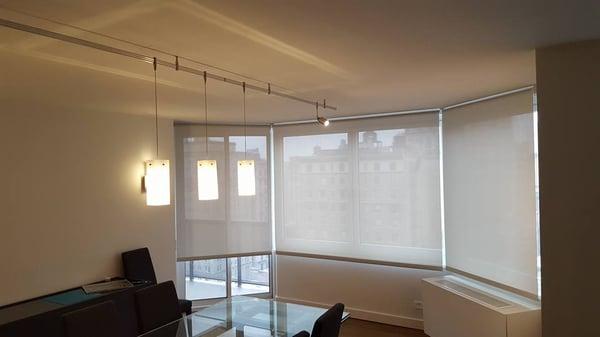 Reveres Roller Shades ,Bay Windows, 5%Opening ,NYC, New York City