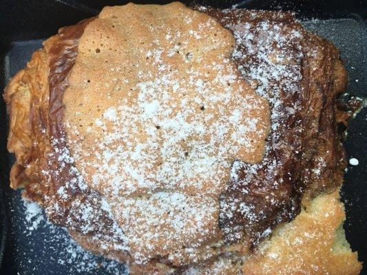 Chocolate almond croissant--scrumptious!