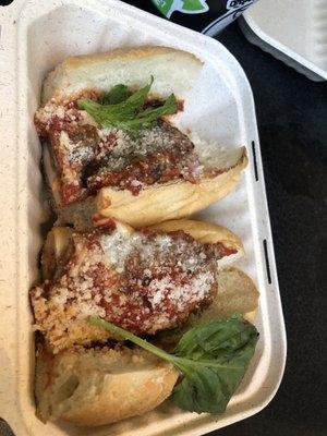 Chicken Parm is a classic and perfect at this location.