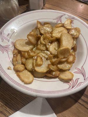 Fried potatoes side