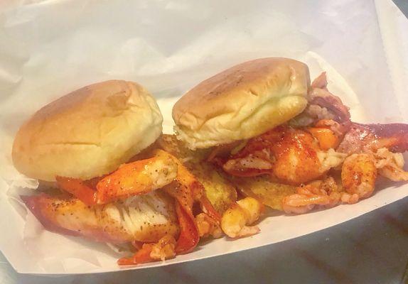 Try our lobster sliders