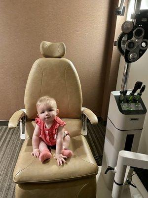 Baby in exam room