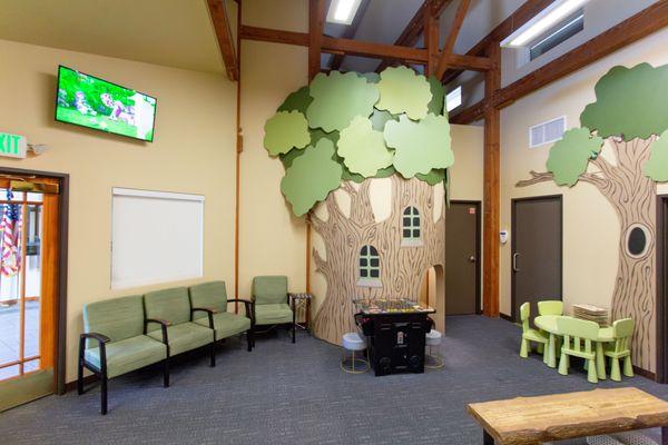 Come enjoy our wonderful waiting room with your child/children.