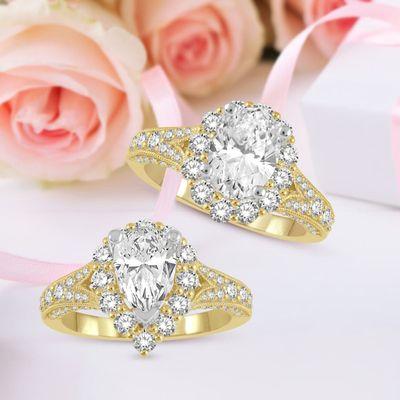 Fancy Shape Engagement Rings