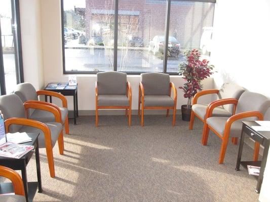 Patient seating area