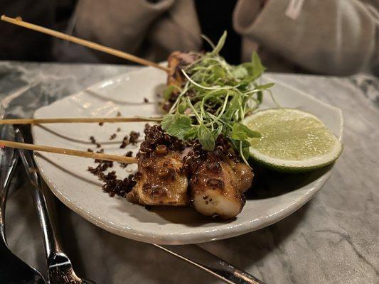 Charred Octopus Skewers