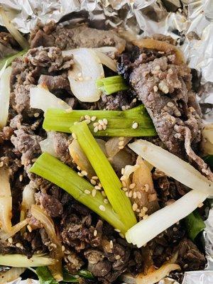 Bulgogi--generous in portion!