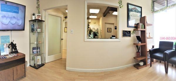 A quick view of the patient reception area.