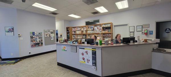 Brunswick Veterinary Clinic front office staff are always excited to greet our patients!