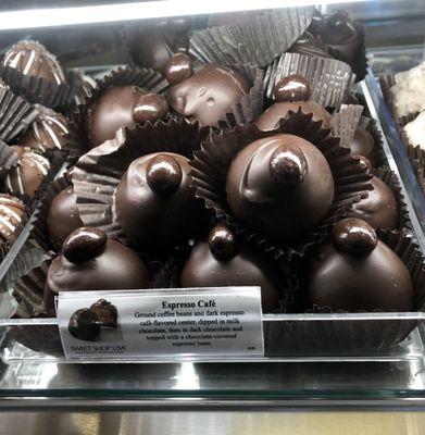 The "Espresso Cafe Truffles." But anybody else see the Mozart Movie AMADEUS?     I dub these The "Nipples of Venus!"