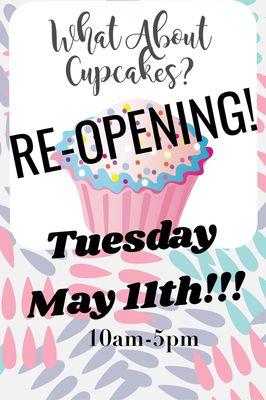 REOPENING TUESDAY MAY 11th! COME SEE US!