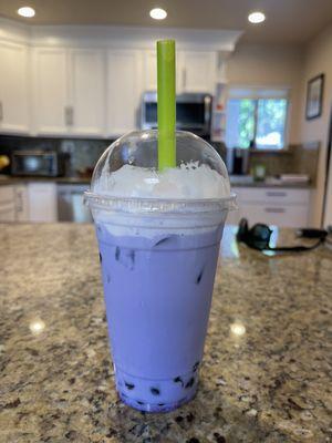 Taro boba tea