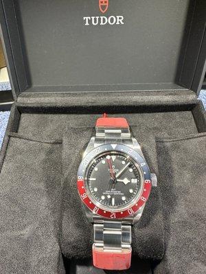 Tudor Black Bay GMT by Rolex. Brand new in the box, freshly delivered from Stoll & Co. Thank you!