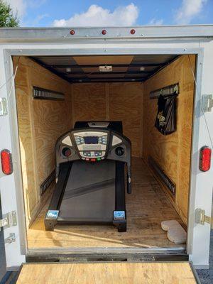 Have exercise equipment? We have the right trailer for it!