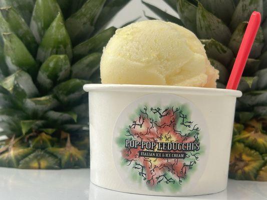 Pineapple Italian Ice.