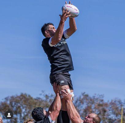 Uniforms printed for Los Angeles' new professional Rugby team, the L.A Giltinis.