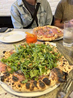 Fig Pizza & Capricciosa Pizza