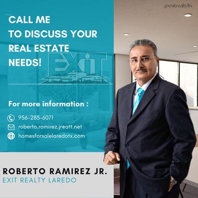 Let our experienced realtor Roberto Ramirez Jr. serve you in all your real estate needs!