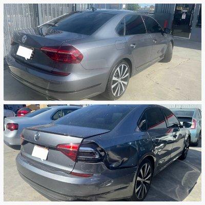 Before & After 2018 v.w Passat