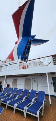 Touring the back of the boat