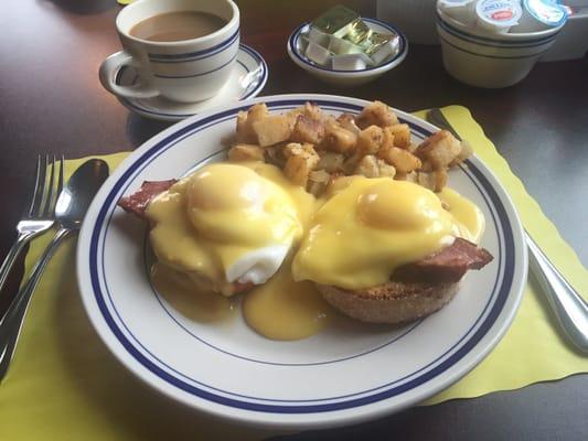 One of the best Eggs Benedict ever! Homemade Hollandaise and English muffin.