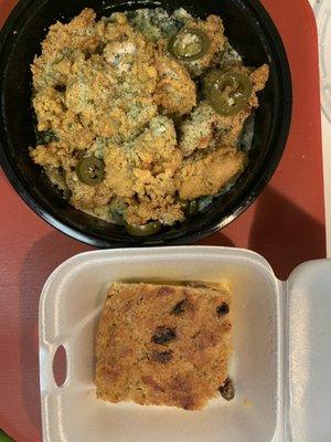 Bayou Oysters and Bread Pudding