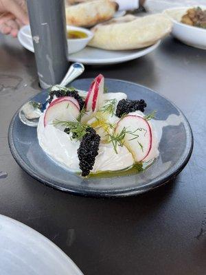 Ikra with caviar.  amazing!