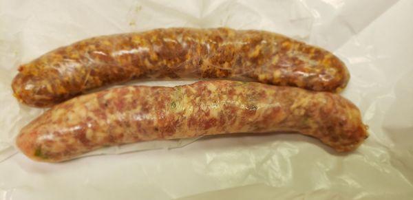 Hungarian and pepper sausage