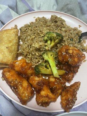 Sesame Chicken Dinner Box